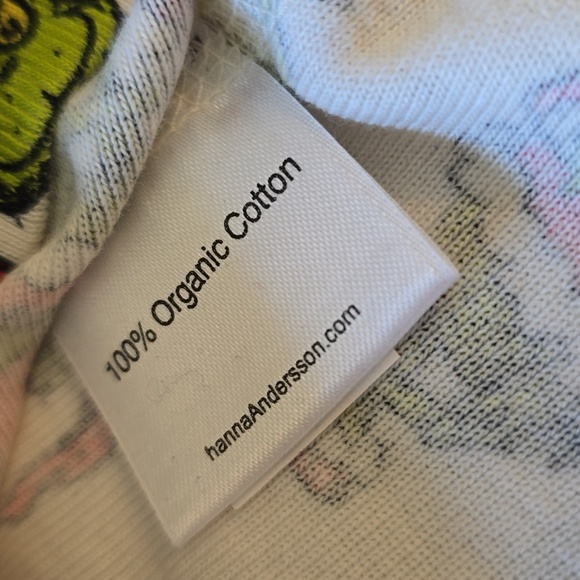 Hanna Andersson Unisex Grinch Long John Pajama Top - Picture 5 of 10